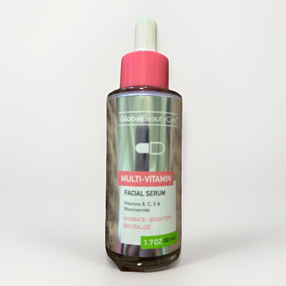 Global Beauty Care MULTI-VITAMIN SERUM Face Facial Serum 1.7 oz. NEW